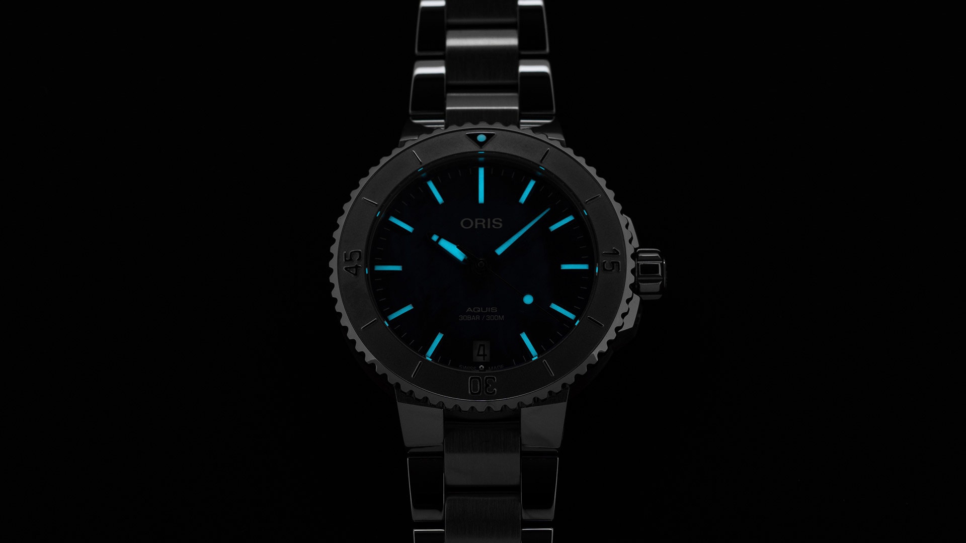 Aquis デイト - 01 733 7770 4155-07 8 18 05P | Oris